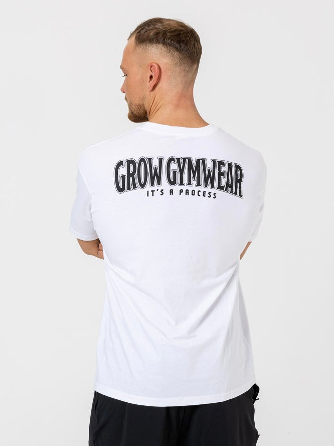 Oversized Shirt 'FORWARD' - White - Men