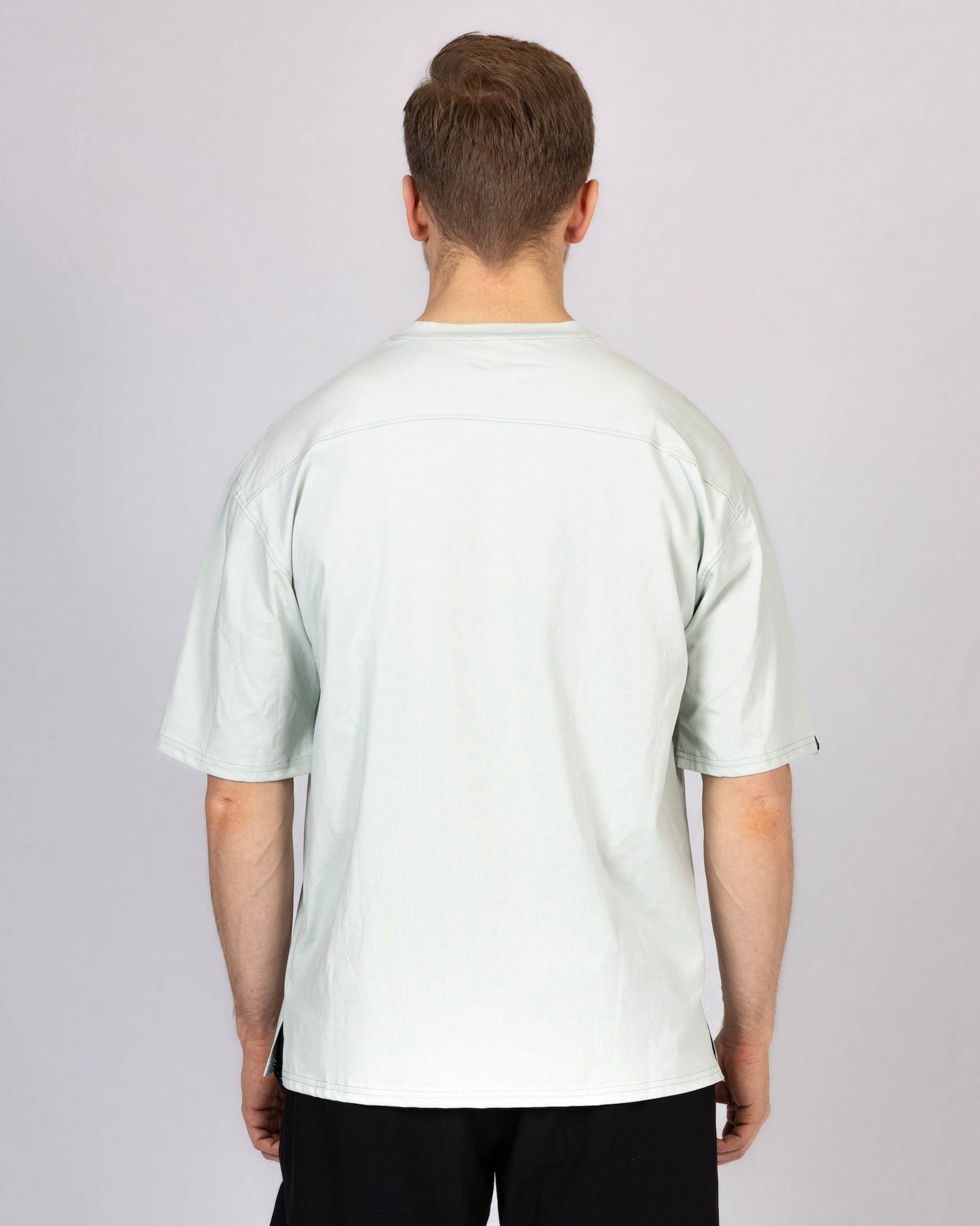 Oversized Shirt 'CURVED' - Light Green