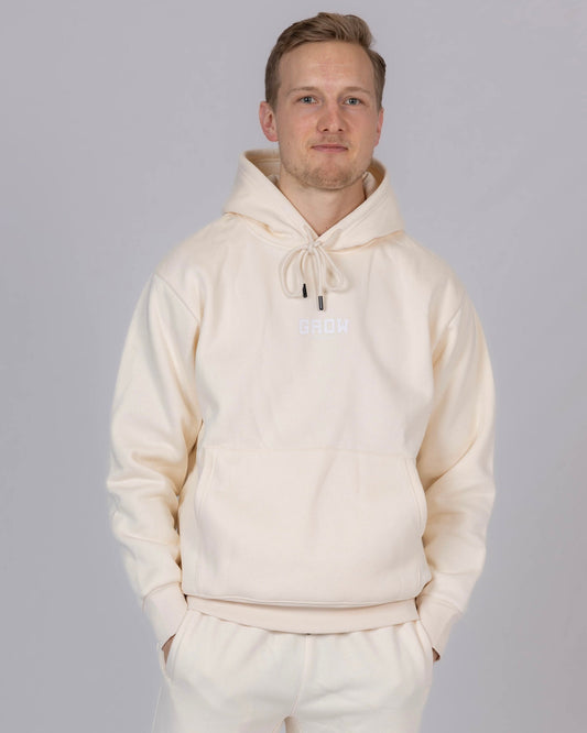 Hoodie 'CURVED' - Beige - Men