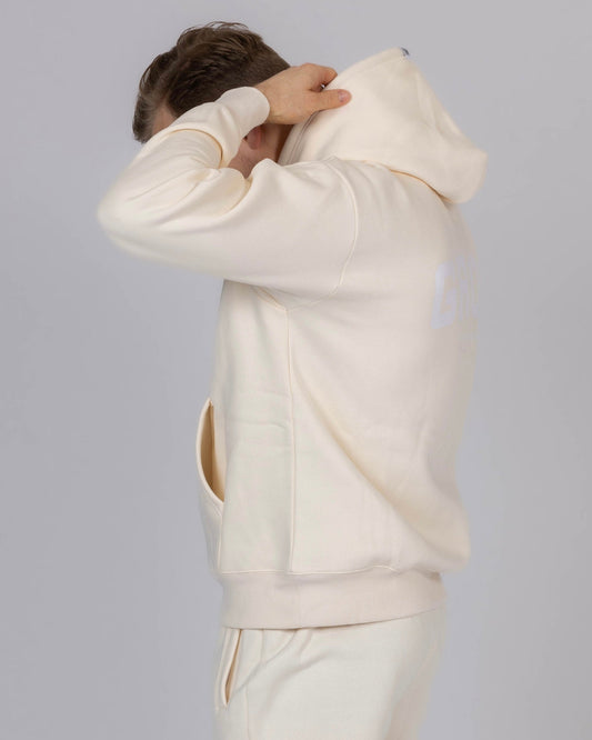 Hoodie 'CURVED' - Beige - Men