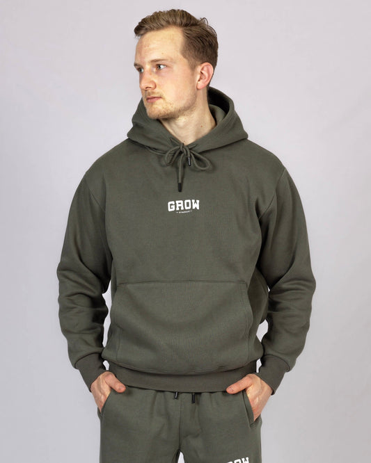Hoodie 'CURVED' - Green - Men